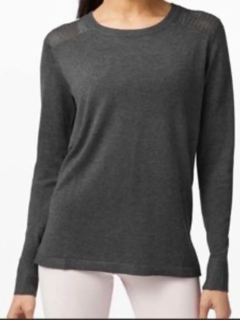 Lululemon Back to Balance Sweater Open Back size 8